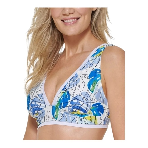 Tommy Hilfiger SKY CAPTAIN MULTI Printed Mesh-Trim
Bikini Top NWT - Picture 3 of 6